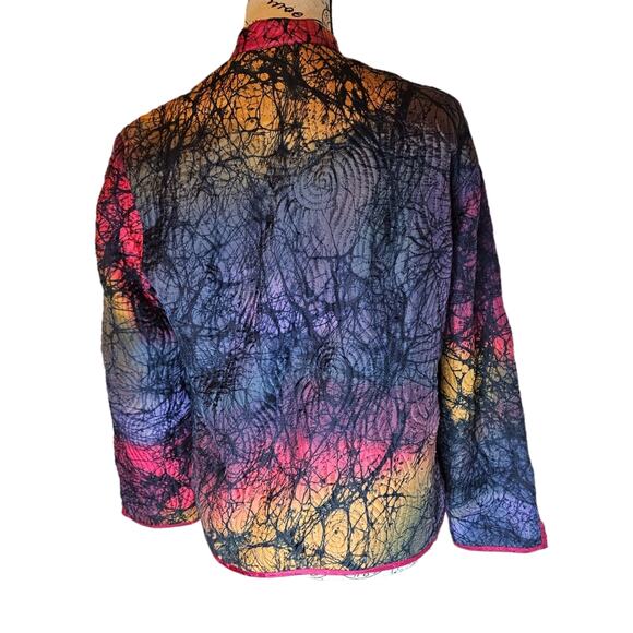 Chico's reversible quilted silk jacket. Size XS/4 ( Chico's 0) - Picture 2 of 10